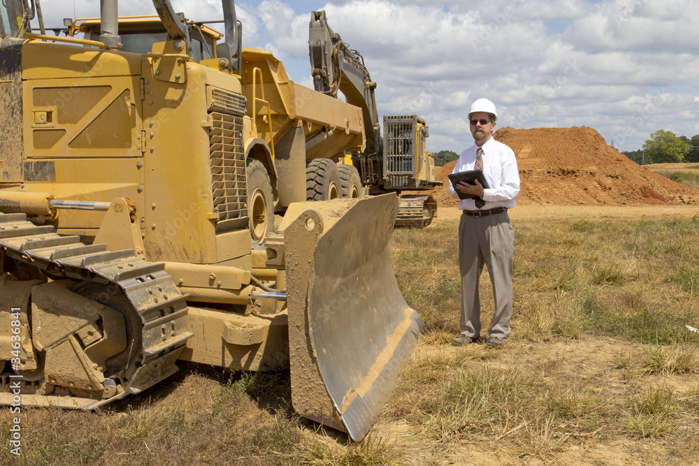 Fototapeta premium Finance Construction Director