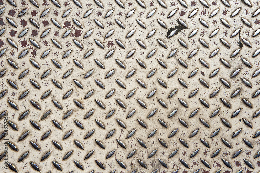 Old metal diamond plate Old metal diamond plate
