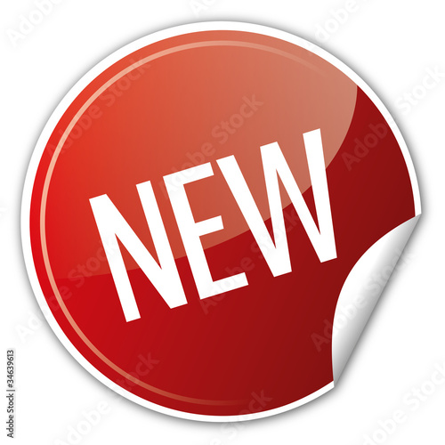 Button Rabatt - New Neu neues News Sasion rot