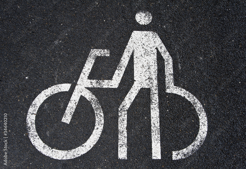 White bikes sign White bikes sign