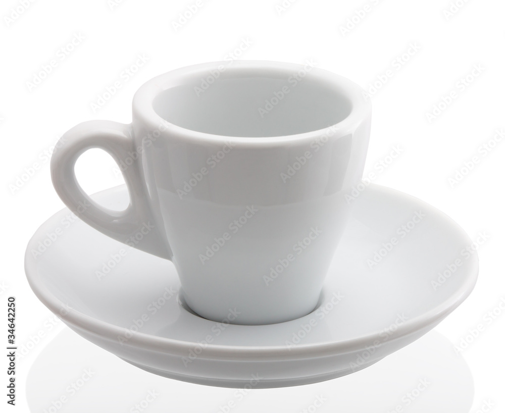 close up of a coffee cup on white background with clipping path close up of a coffee cup on white background with clipping path