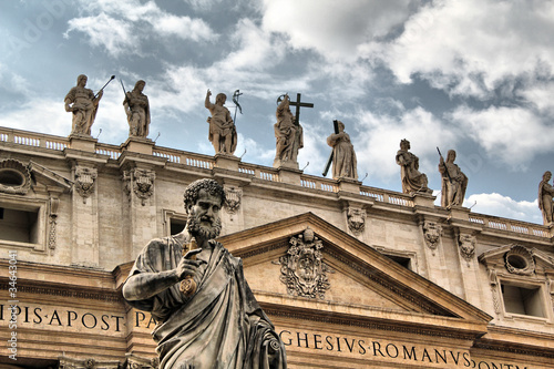 Rome, Vatican City, St. Peter's Basilica, Papal Basilica of Saint Peter in the Vatican, Italy photo