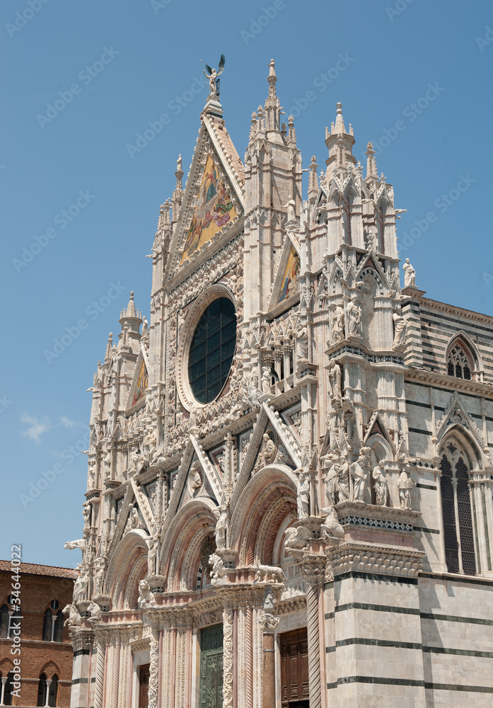 the Main cathedral in Siena, Tuscany, Italy