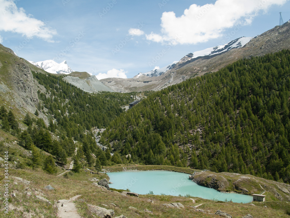 Lac du Moosjisee, alpes suisses