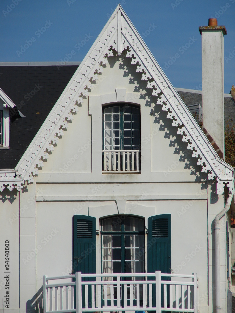 Obraz premium maison cote d'opale