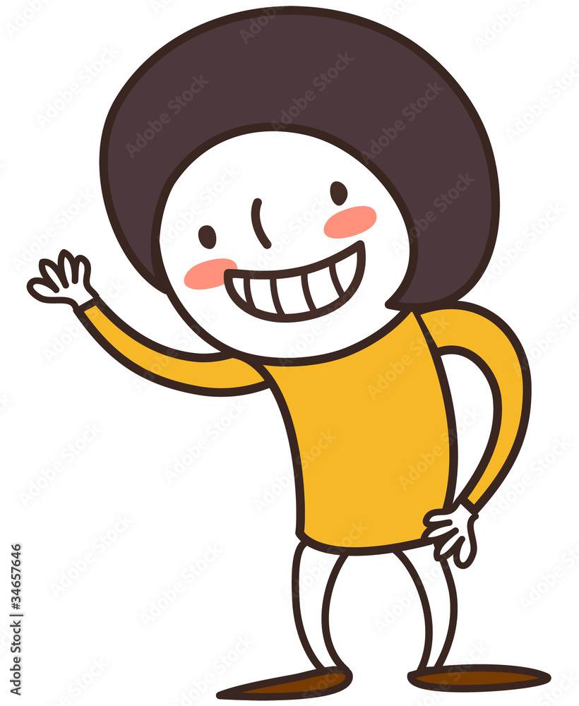 Close-up of boy smiling