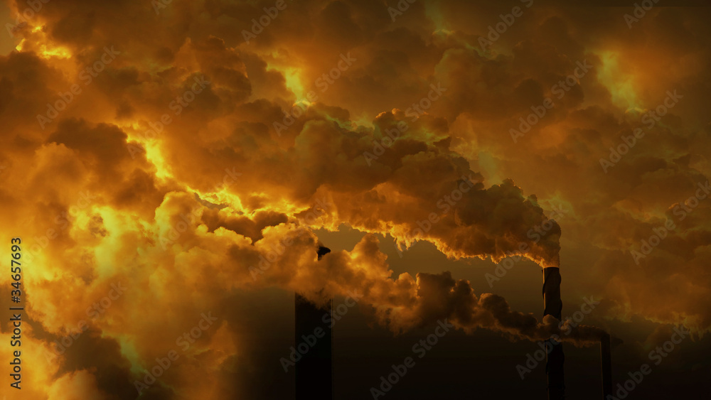Fototapeta premium Heavy pollution