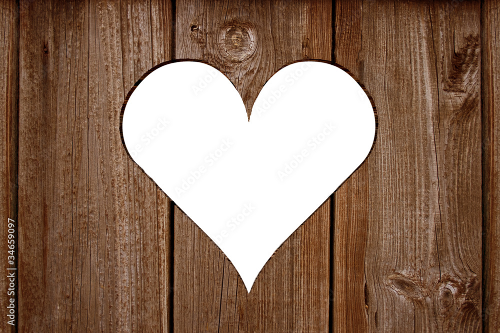 herz aus holz mit platzhalter für ein bild herz aus holz mit platzhalter für ein bild