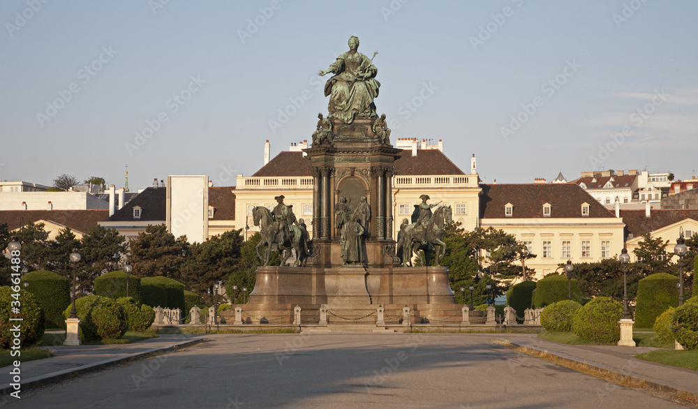 Vienna - queen Maria Theresia landmark