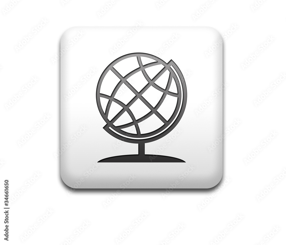 Boton cuadrado blanco geografia Boton cuadrado blanco geografia