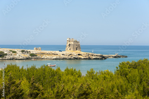 The coast of Gargano (Puglia, Italy) at summer