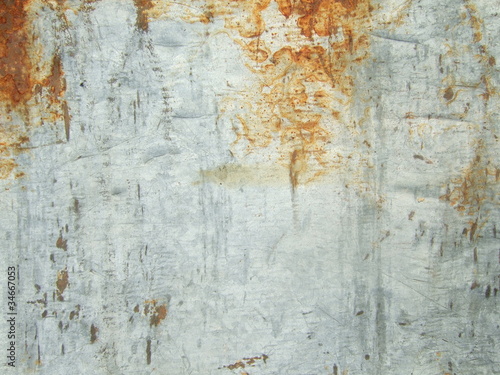 Texture of rusty metal sheet © keepdoodling