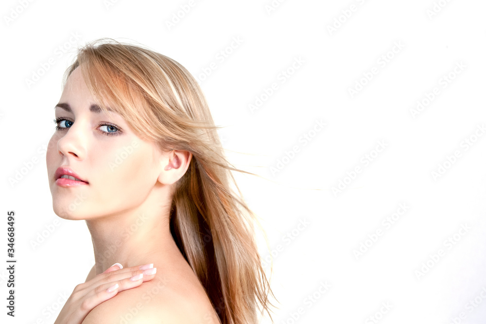 Portrait of a pretty woman Portrait of a pretty woman