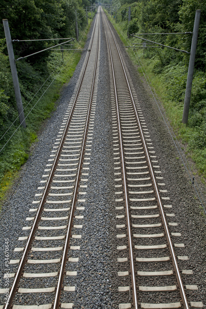 Obraz premium Schienen
