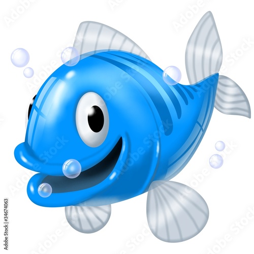 pesce blu photo