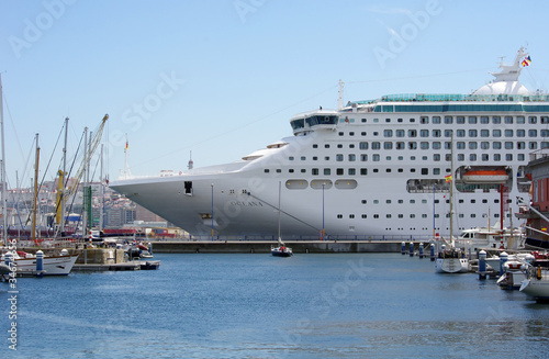 Ship in Coruña Port