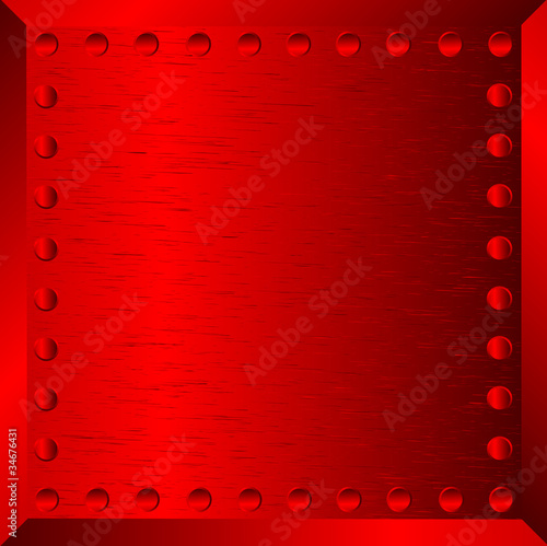 Red metal background