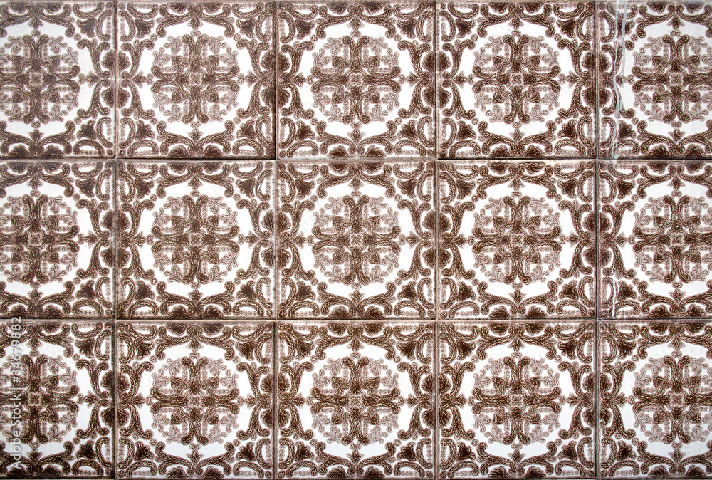 Portuguese glazed tiles. Portuguese glazed tiles.