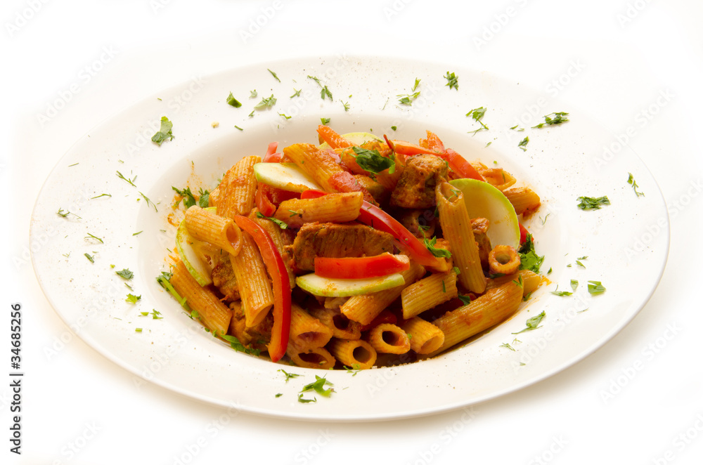 Pasta with vegetables