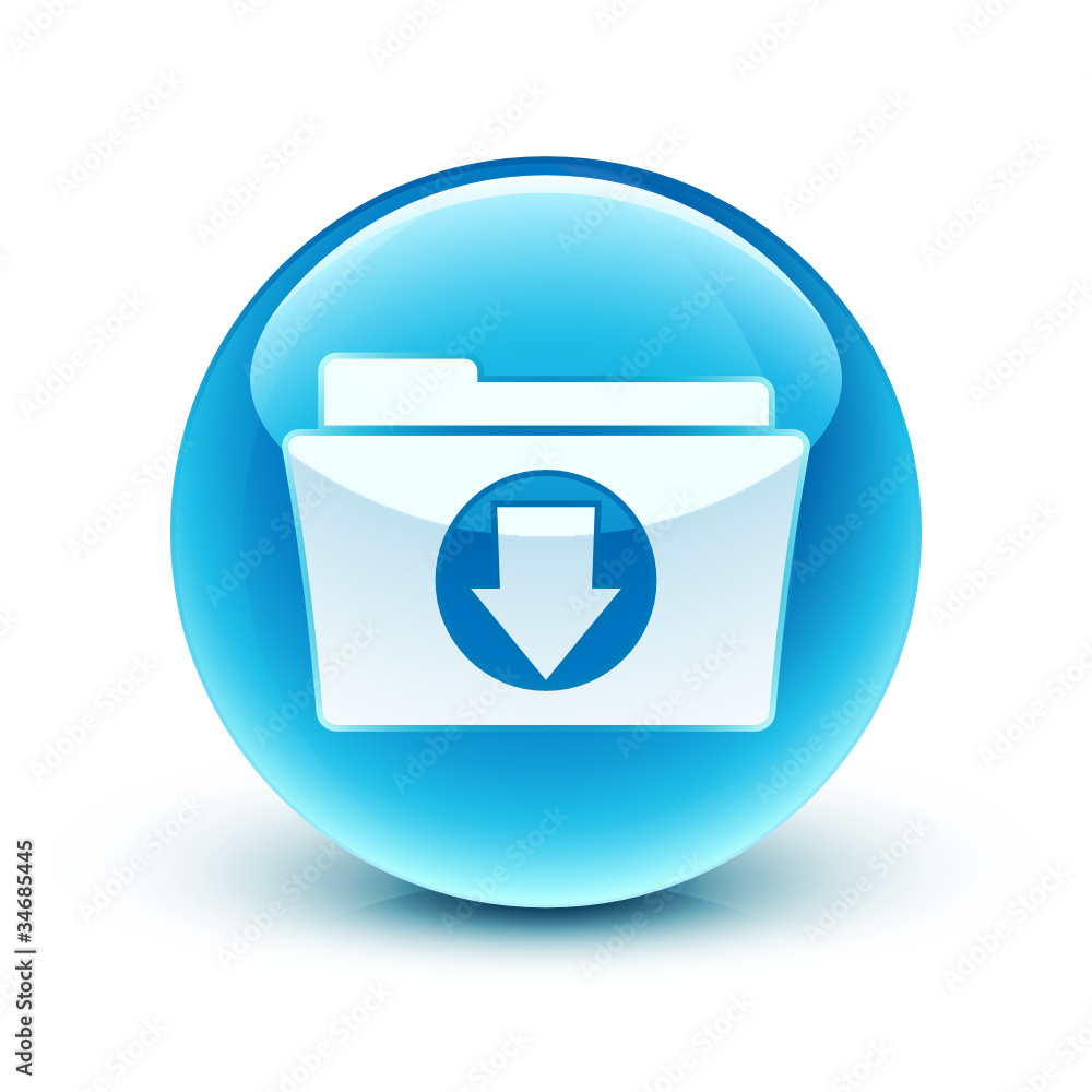 icône dossier téléchargement/ dowloading icon icône dossier téléchargement/ dowloading icon