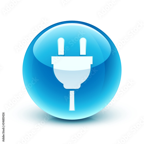 icône prise électrique électricité / electrical outlet icon