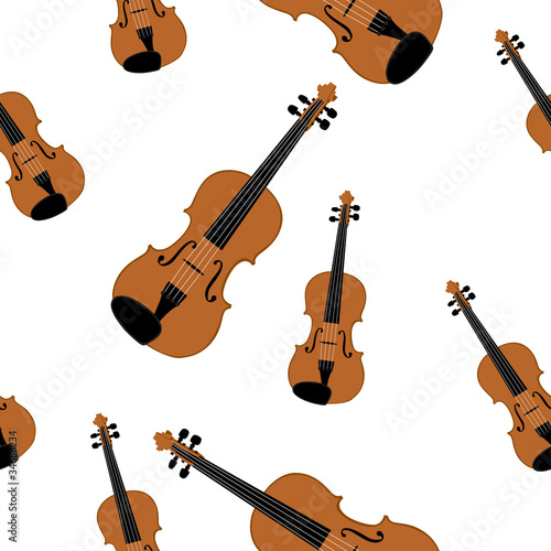 Vector illustration of violin