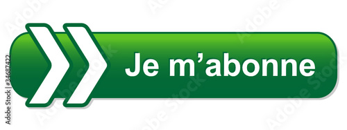 Bouton Web "JE M’ABONNE" (s’abonner inscription abonnement vert)