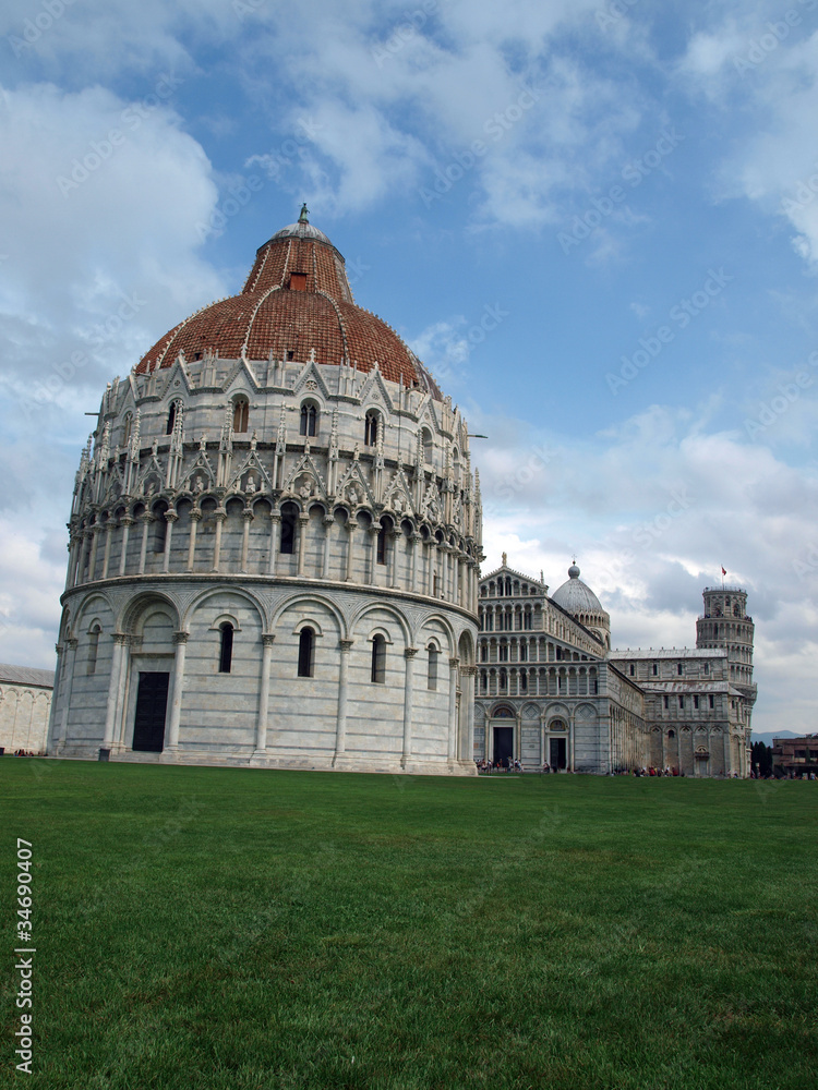 Pisa - Baptistery, Leaning Tower and Duomo