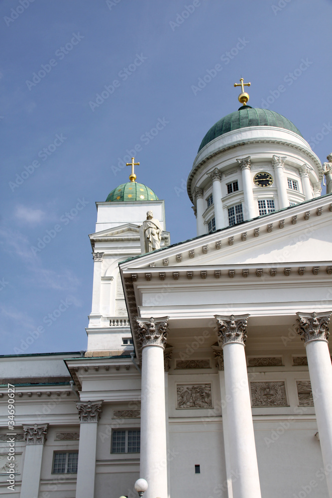 Tuomiokirkko cathedral Helsinki. Finland