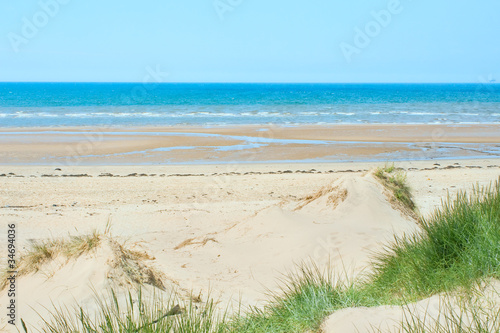 Fototapeta Naklejka Na Ścianę i Meble -  Sand beach of Formby near Liverpool, the North West Coast of Eng