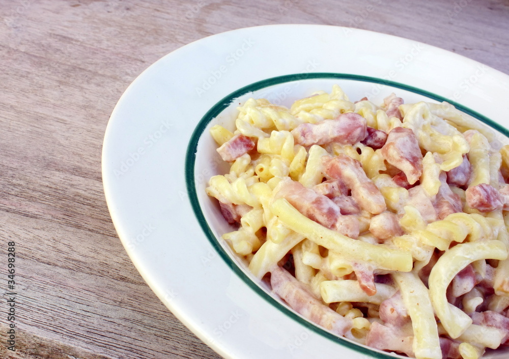 pâtes à la carbonara pâtes à la carbonara