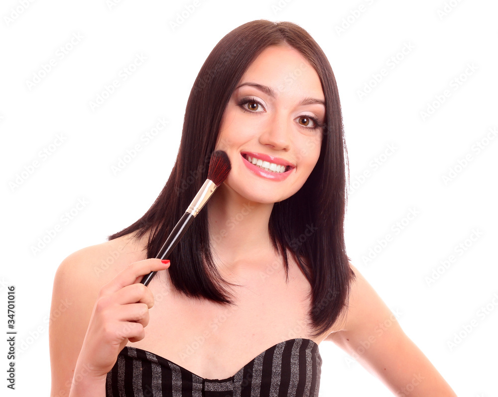 Green cabbage isolated on white background