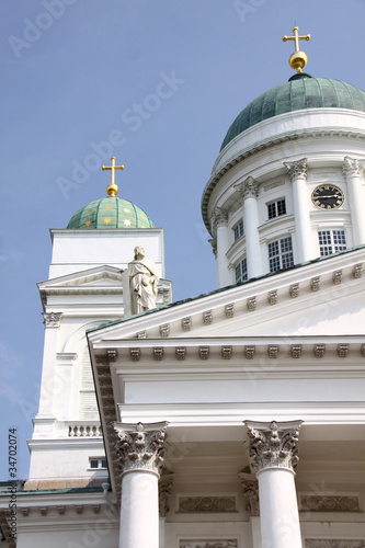 Tuomiokirkko cathedral Helsinki. Finland photo