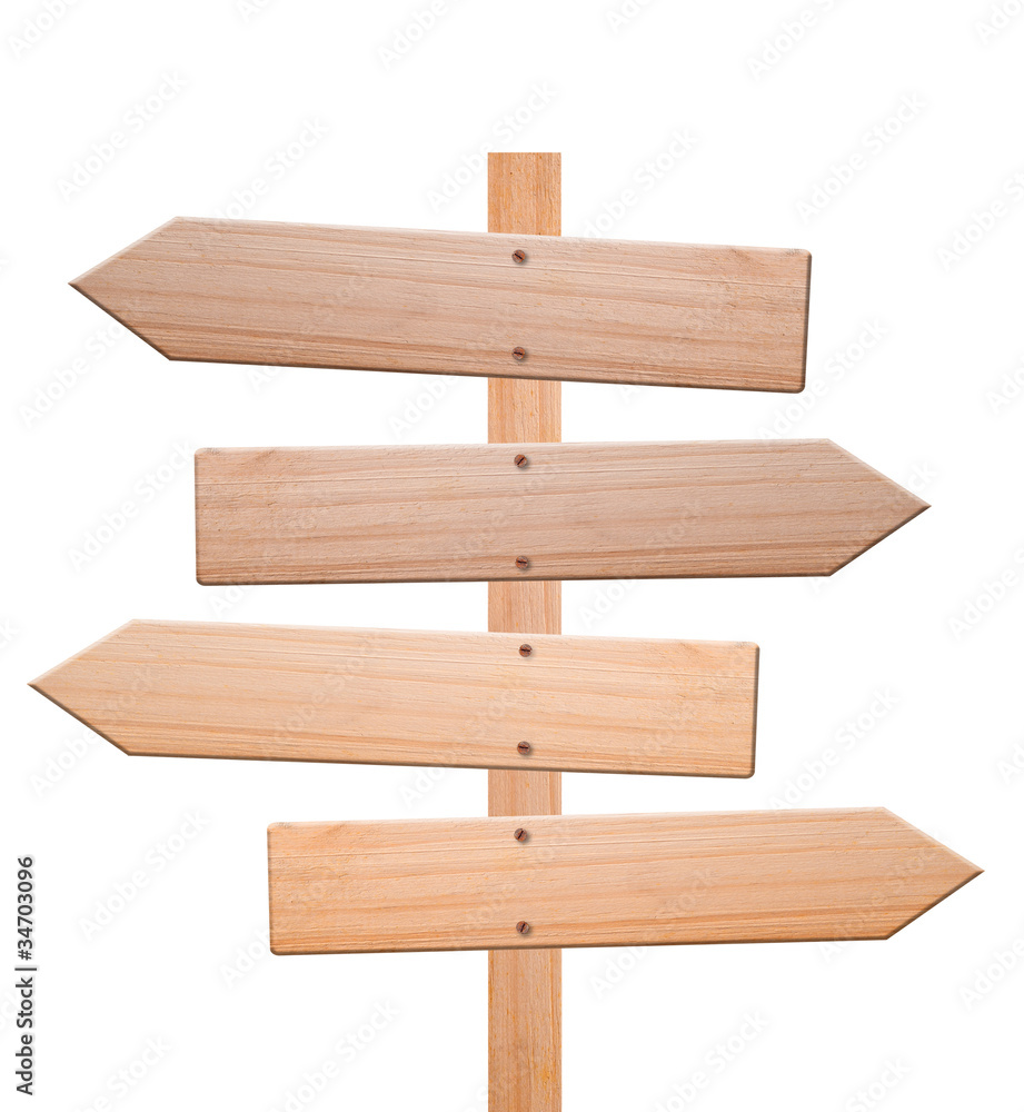 Arrow signs isolated, with clipping path. Arrow signs isolated, with clipping path.