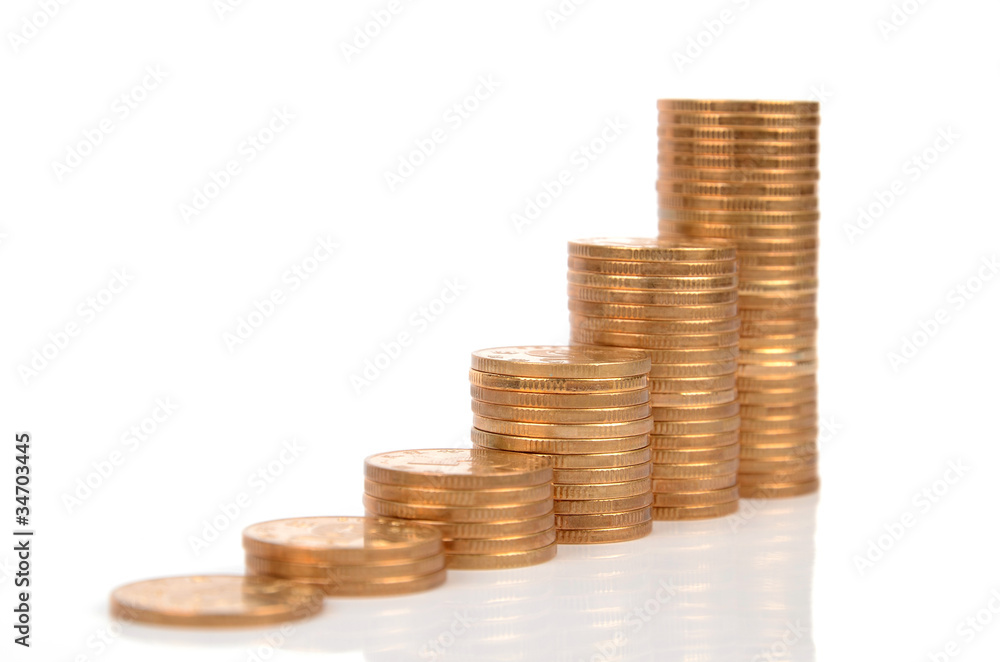 Coin stacks Coin stacks