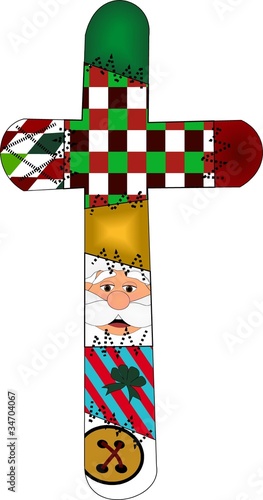 t christmas alphabet patch