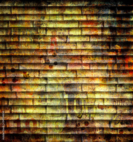 grunge bamboo background