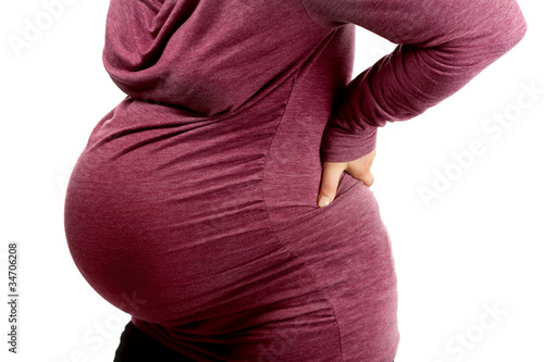 Bauch einer schwangeren Frau photo