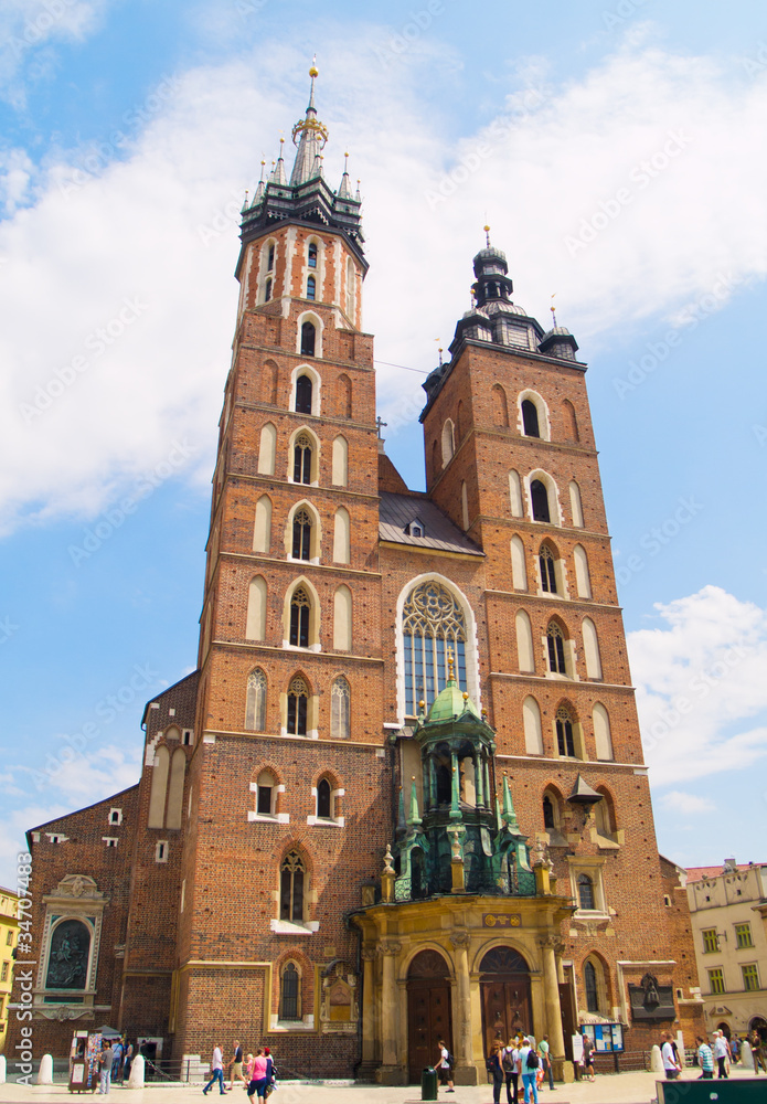 Saint  Mary's church, Krakow, Poland
