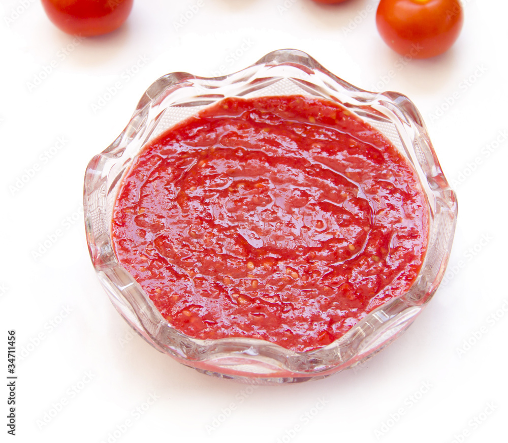 Sharp snack from tomatoes Sharp snack from tomatoes