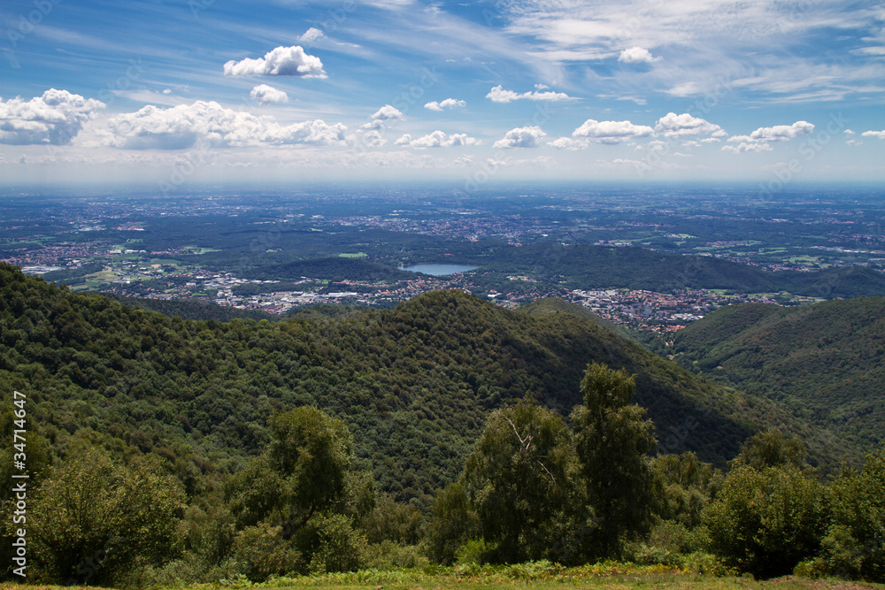 Landschaft in der Lombardei, Italien, Nähe Comer See