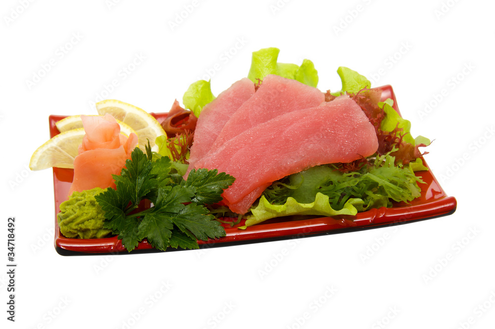 prepared and delicious sushi sashimi