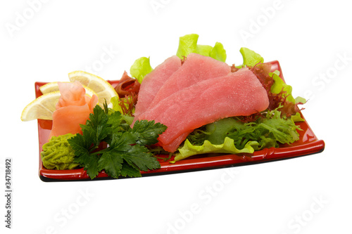 prepared and delicious sushi sashimi