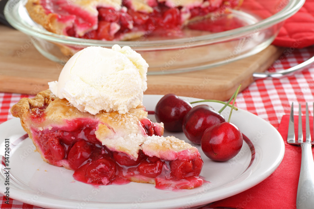 Fényképezés Cherry Pie Slice