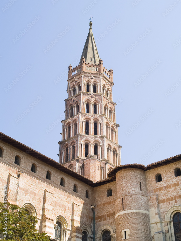 St. Sernin, famous church of Toulouse, France