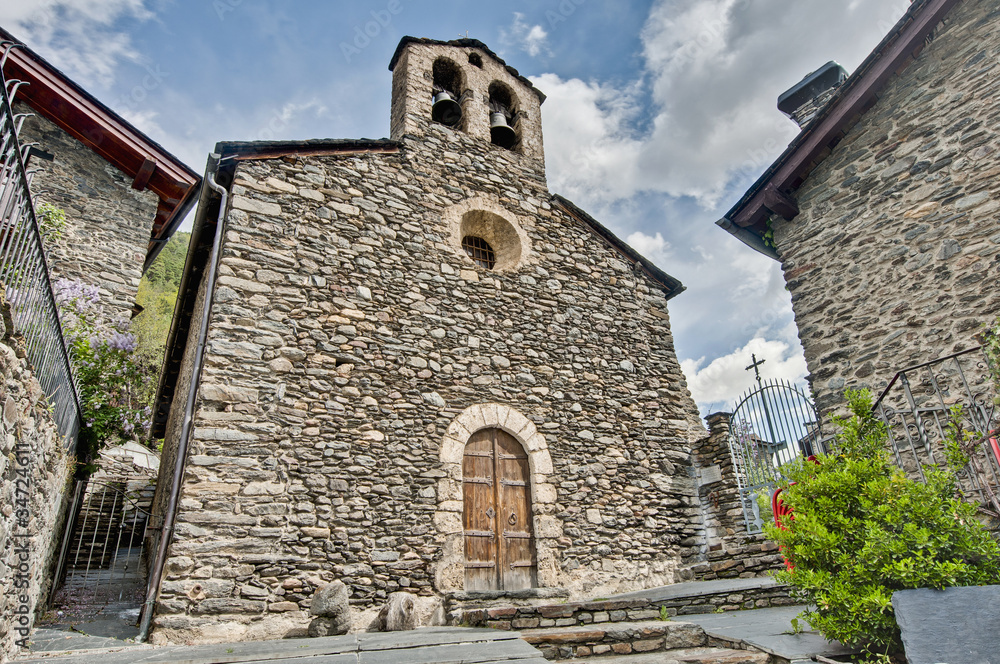 Sant Serni church at Llorts, Andorra