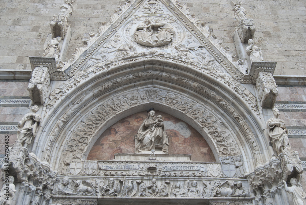 details of a baroque church