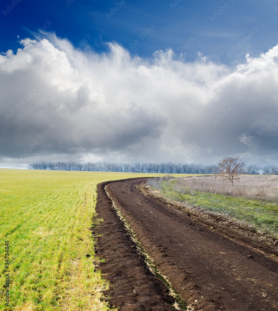 dirty road to cloudy horizon dirty road to cloudy horizon