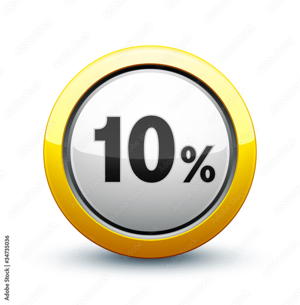 icône 10%