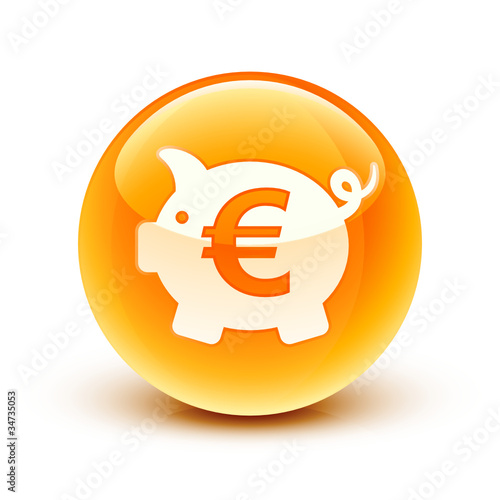 icône tirelire / piggy bank icon
